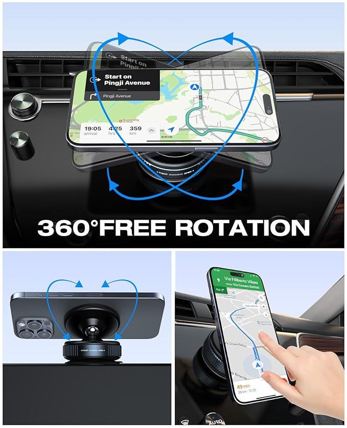 PREFFERS Vacuum Magnetic Phone Holder